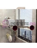 Регулируем рафт за съхранение телескопичен с вендузи прибиращ се 50-80см